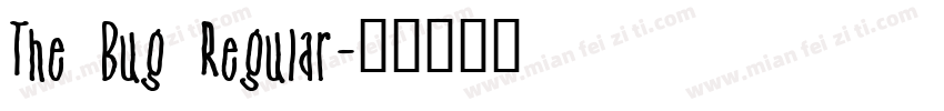 The Bug Regular字体转换